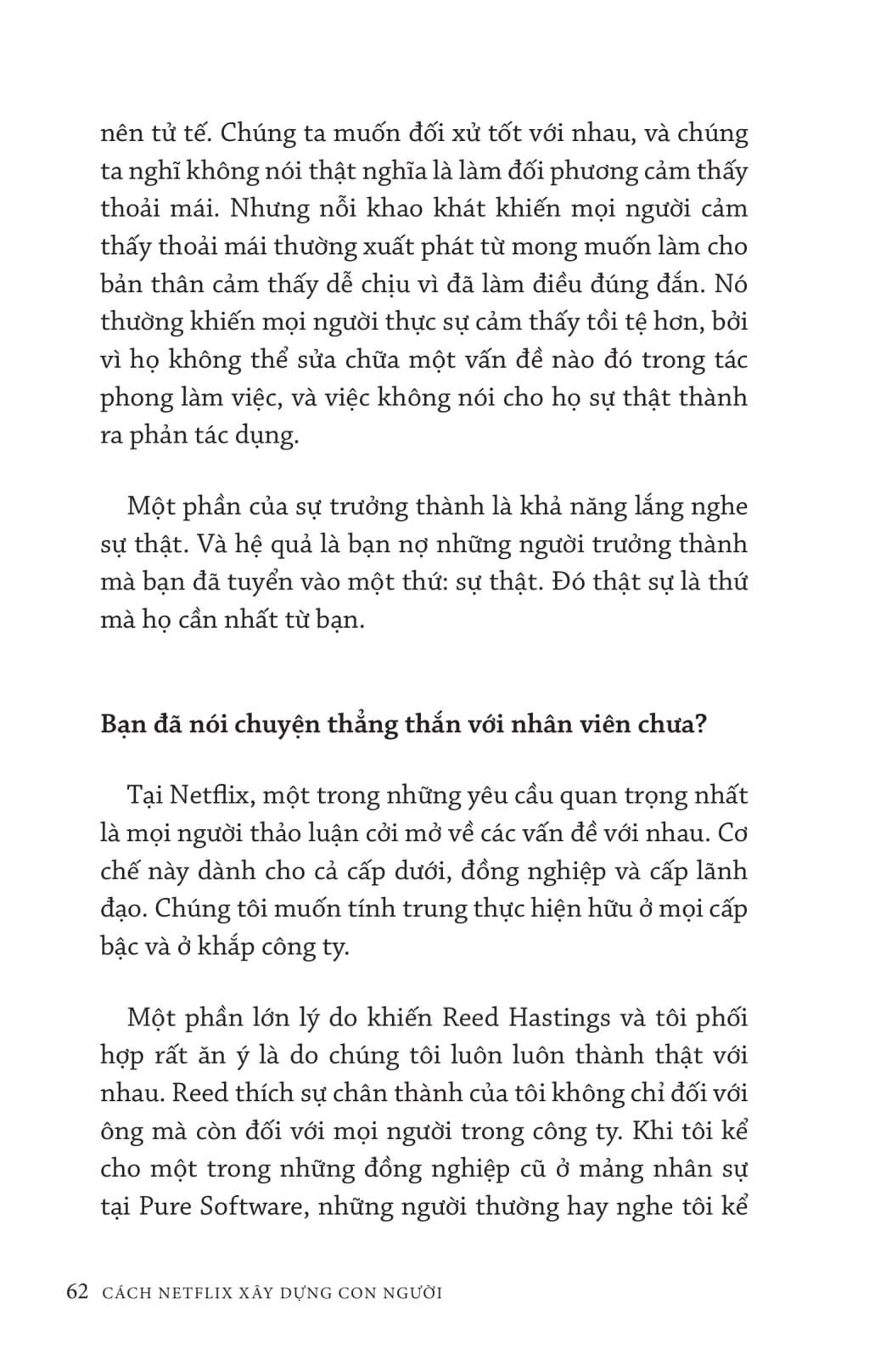 Sách Cách Netflix Xây Dựng Con Người: Sức Mạnh Của Văn Hóa Tự Do Và Trách Nhiệm