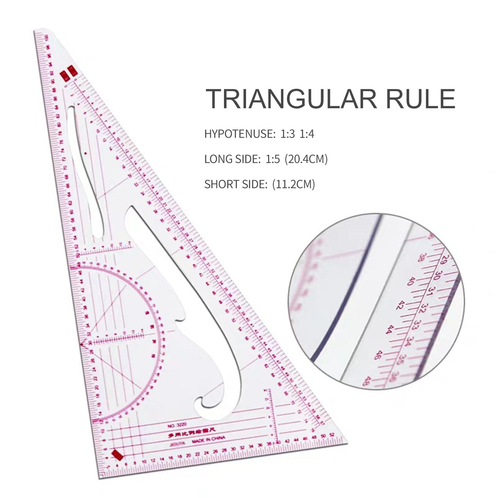 Thước Đo Cho Thợ May, Thước Kẻ Vẽ Quần Áo Khâu Tay Áo