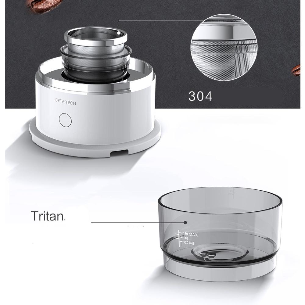 Máy pha cà phê nhỏ giọt mini du lịchcn39 - Máy pha cà phê chạy pin đa năng gấp gọn