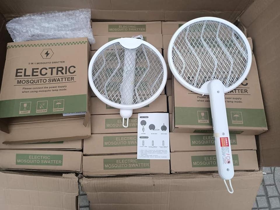 Vợt Muỗi Thông Minh Gấp Gọn 2 Chế Độ, Thiết Kế Mới, Kiêm Đèn Bắt Muỗi Ban Đêm, 2 lớp bảo vệ an toàn, Có Cổng Sạc USB