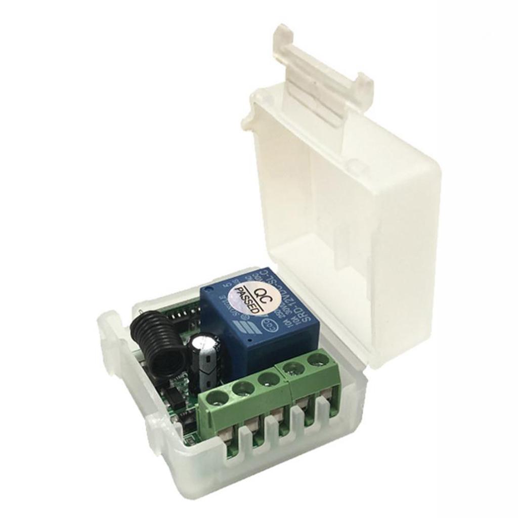 DC 12V 433M Wireless Remote Control Relay Switch Receiver Security System Garage Doors with Remote Control Kit