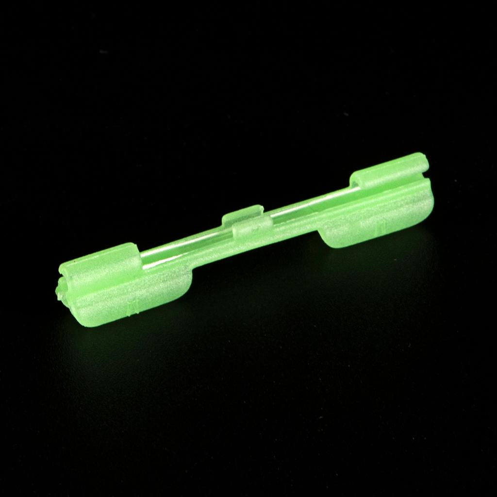 10pcs Fluorescent Glow Stick Clip Fishing Rod Clips Small S