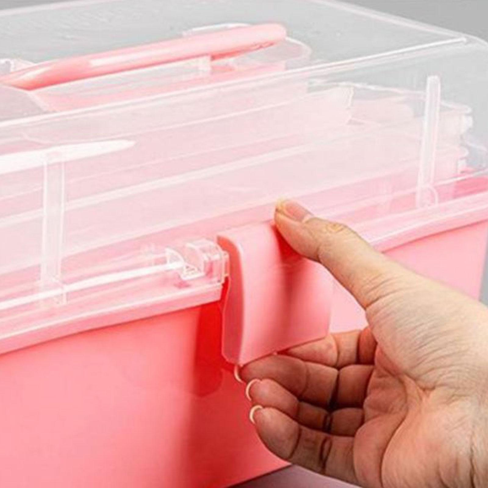 Three Layer Multipurpose Storage Box Craft Organizer for Nail Painting Tools