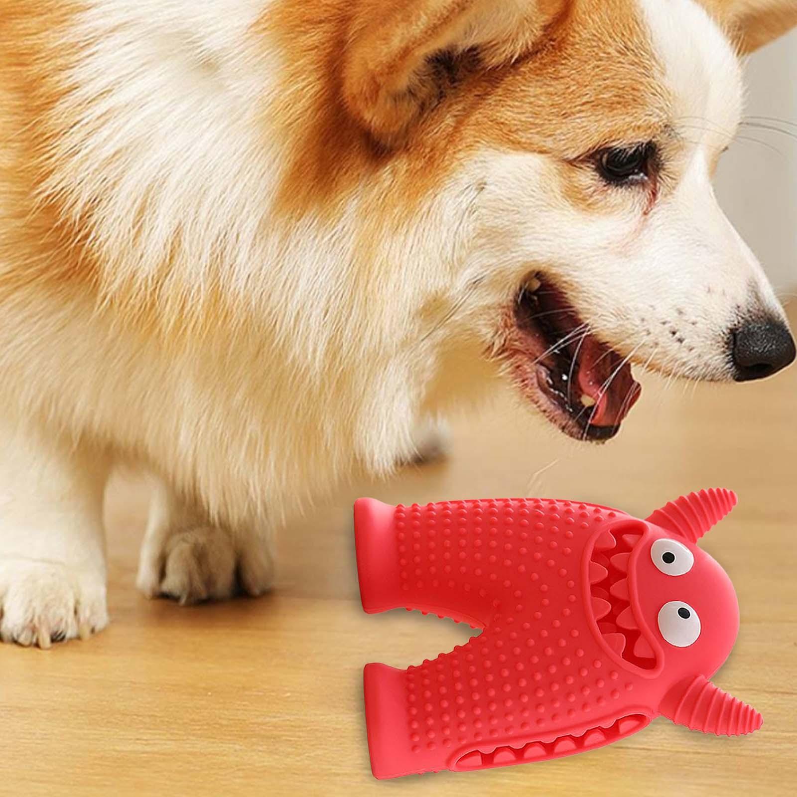 Dog Chew Toys Squeaky Dog Toy for Boredom Durable Cleaning Toy Educational Foraging Toy Sound Toy Interactive Dog Toys for Medium Small Dogs