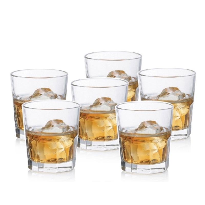 Bộ 6 Cốc Thủy Tinh Centro Rock Whiskey Ocean Thái Lan