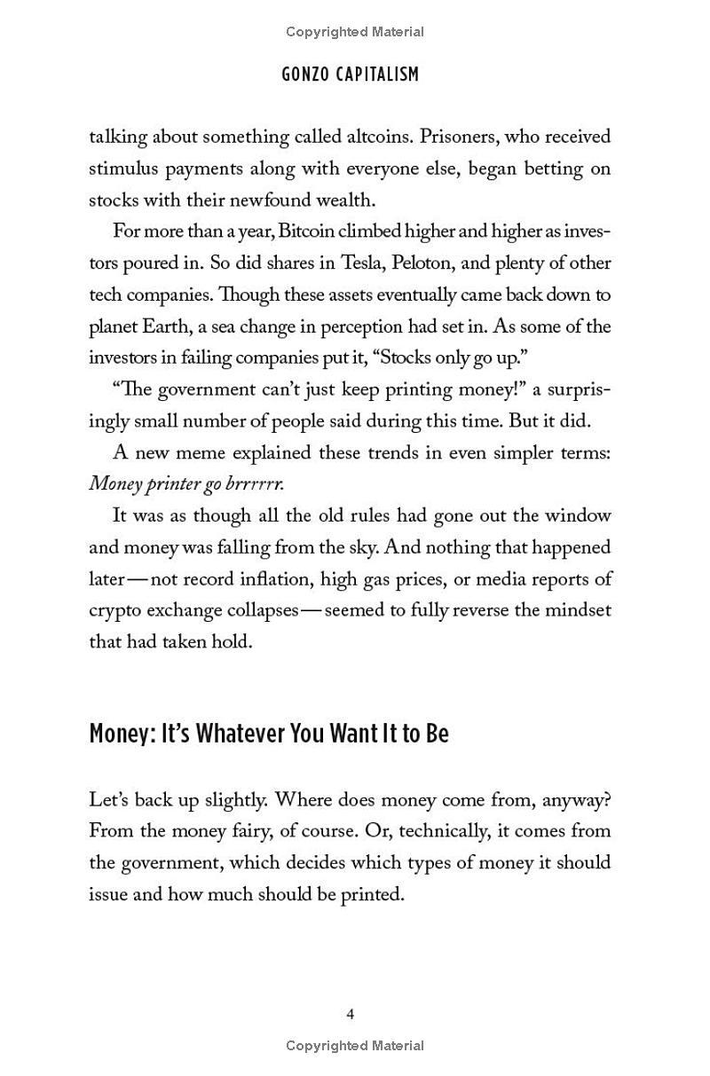 Sách ngoại văn: Gonzo Capitalism