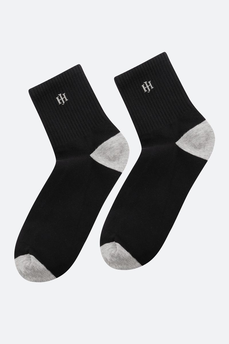 Vớ Cổ Cao Cao Cấp SK23FH06P-HG - BLACK, BLACK