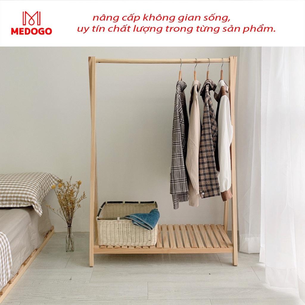 Giá gỗ treo quần áo chữ A 1 tầng