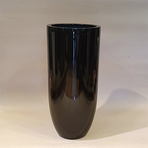 Chậu trồng cây bằng composite 7451 - đen bóng