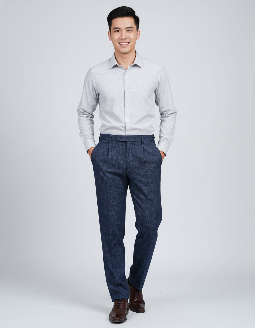 QUẦN TÂY NAM  XẾP LY