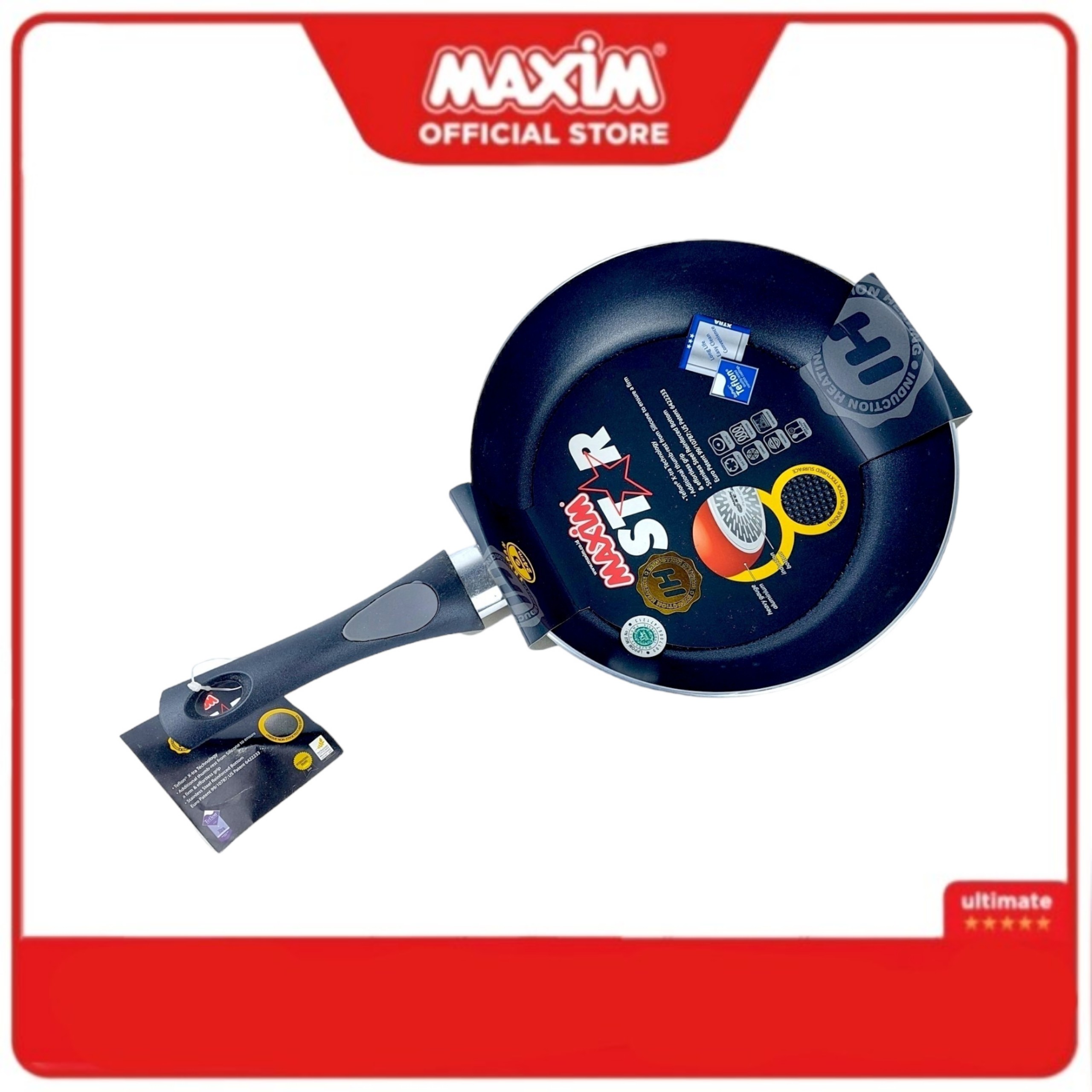 Chảo Chống Dính Nhập Khẩu Cao Cấp - Maxim Teflon IH