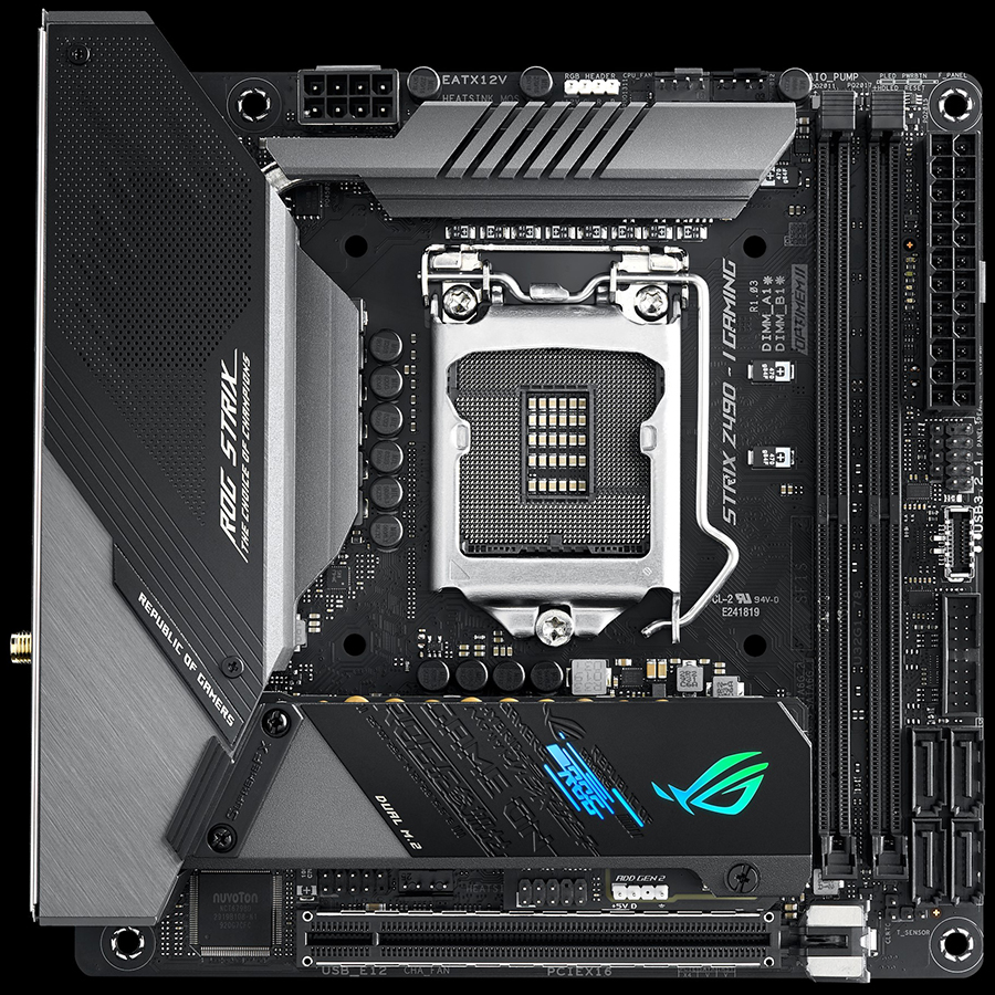 Bo Mạch Chủ Mainboard ASUS ROG STRIX Z490-I GAMING - Hàng Chính Hãng