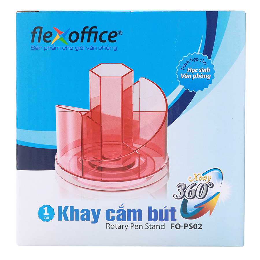 Khay Cắm Bút Flexoffice FO-PS02 - Màu Ngẫu Nhiên