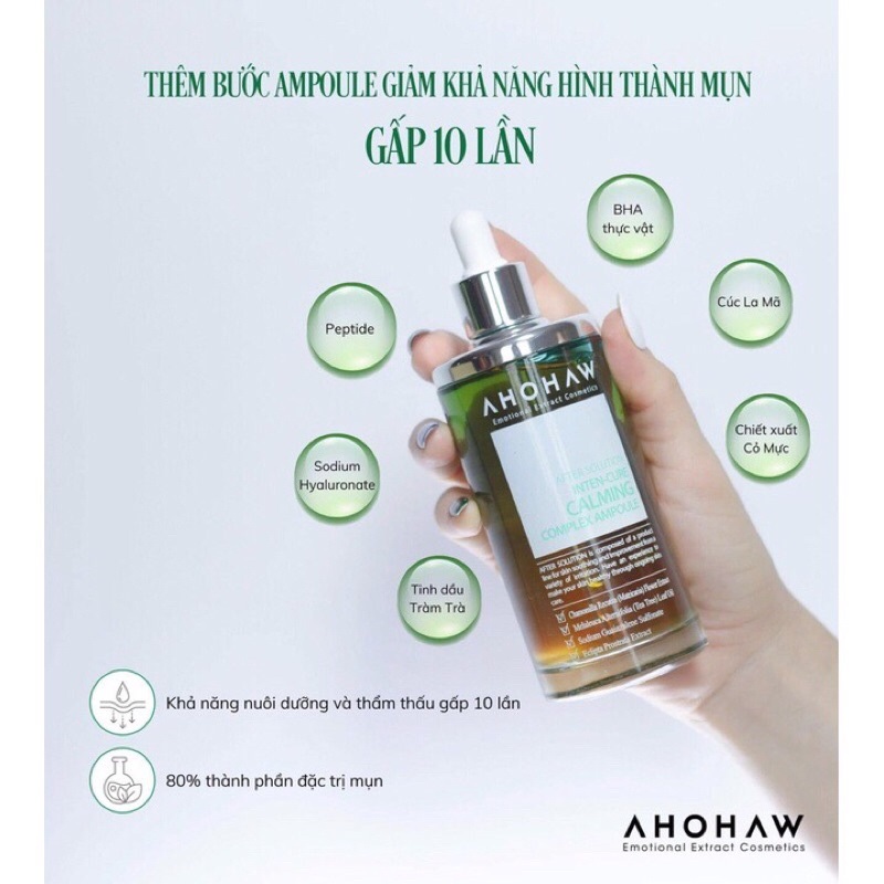 Tinh Chất Phục Hồi Da Cao Cấp Ahohaw After Solution - Hàng Chính Hãng