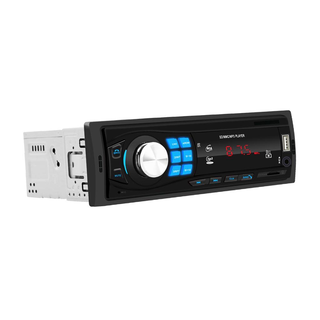 1 DIN Car MP3 Player Bluetooth USB Receiver AUX Stereo Audio Radio