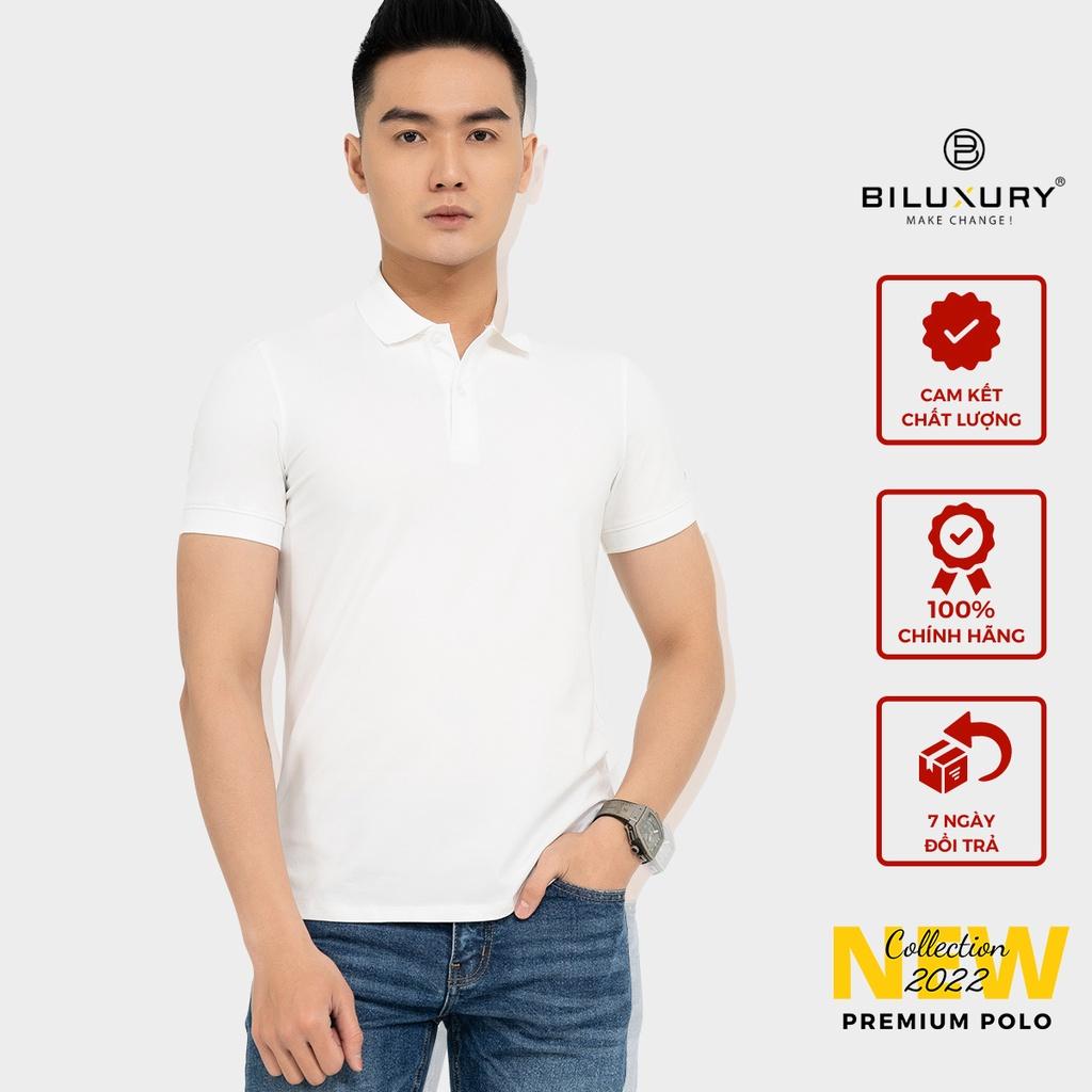 Áo thun polo nam cổ bẻ Biman by Biluxury vải siêu mềm mịn form chuẩn bodyfit vừa người 5APCB013