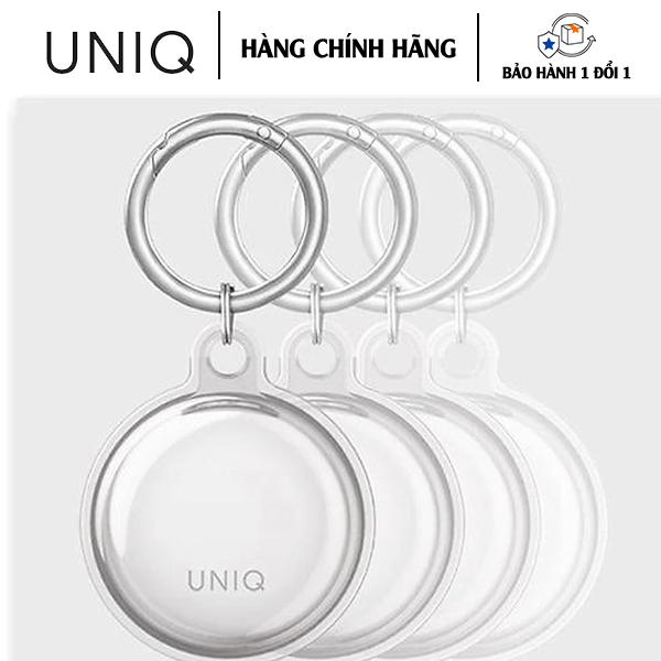 Combo 4 Vỏ UNIQ GLASE Slim TPU Dành Cho Airtag  - Hàng Chính Hãng