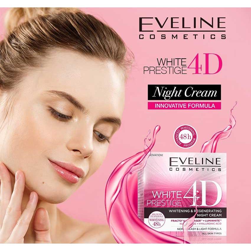 Kem dưỡng trắng da đêm Eveline White Prestige 4D 50ml