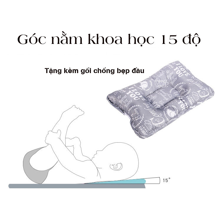 Nôi Vải Ngủ Chung Giường - Di Động, Gọn Nhẹ, Êm Ái, Thoáng Khí và Thấm Hút Tốt Kèm Mùng,Đồ Chơi, Nhạc, Pin, Gối Chống Bẹp Đầu