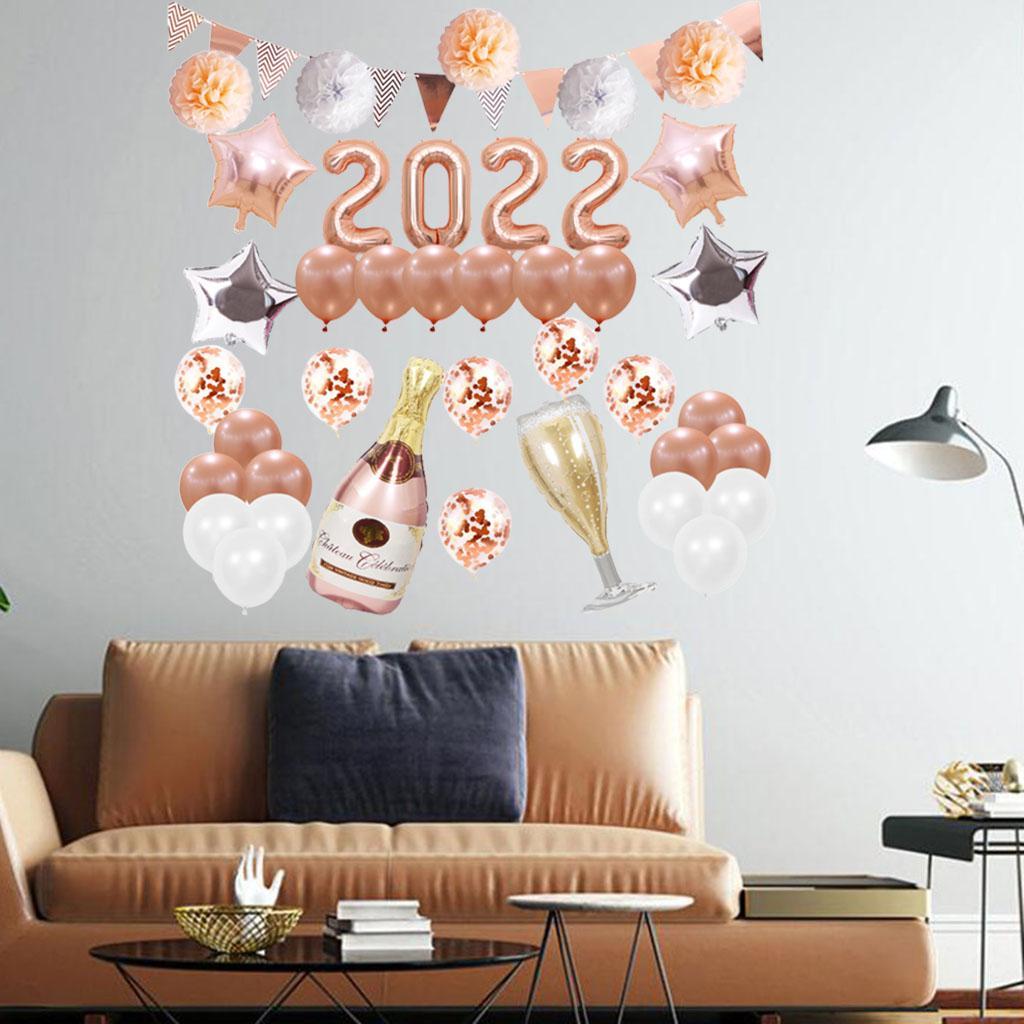 2 Set Merry Christmas Balloon Banner Kit Indoor Decoration