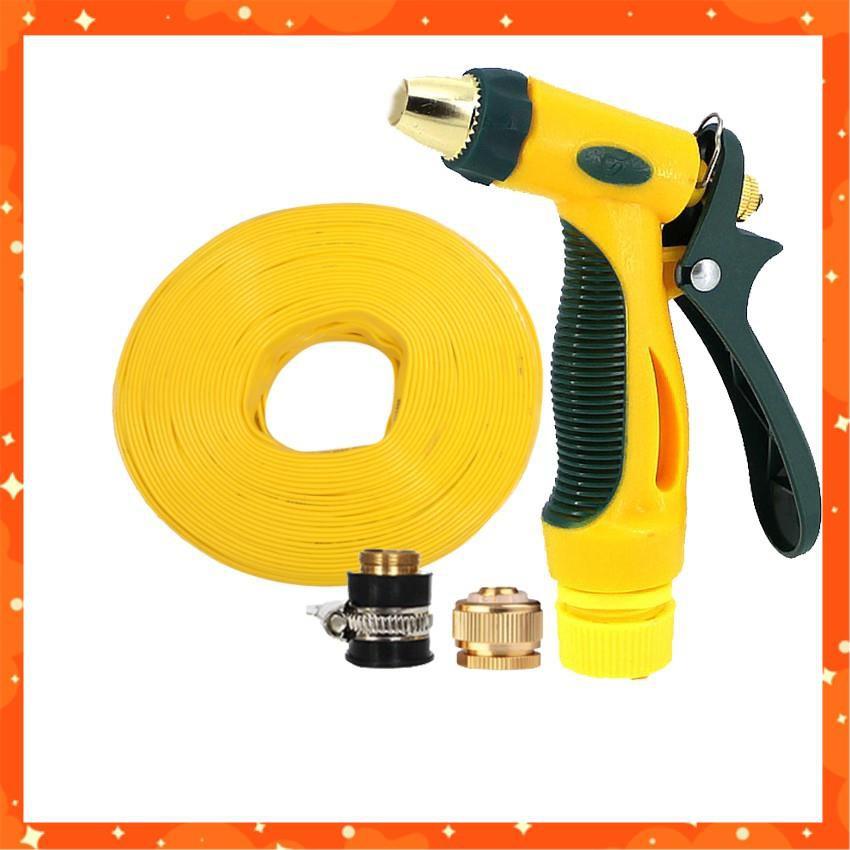 Bộ dây vòi xịt nước rửa xe, tưới cây tăng áp 3 lần,loại 3-5M 206317