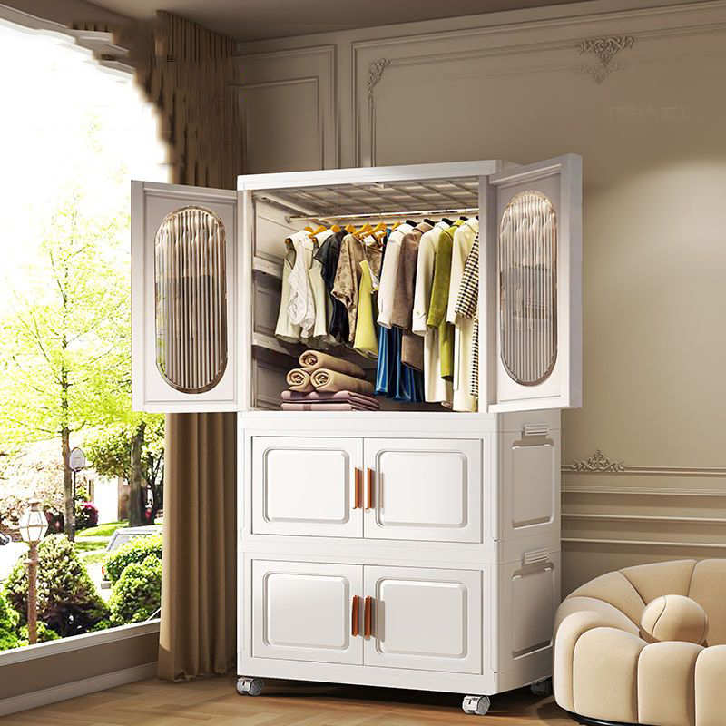 Tủ Quần Áo Gấp Gọn Có Ngăn Treo Trẻ Em Nubie Ngang 65/70cm, Đựng Đồ Đa Năng Thông Minh, Tháo Lắp Dễ Dàng, Nhựa PP