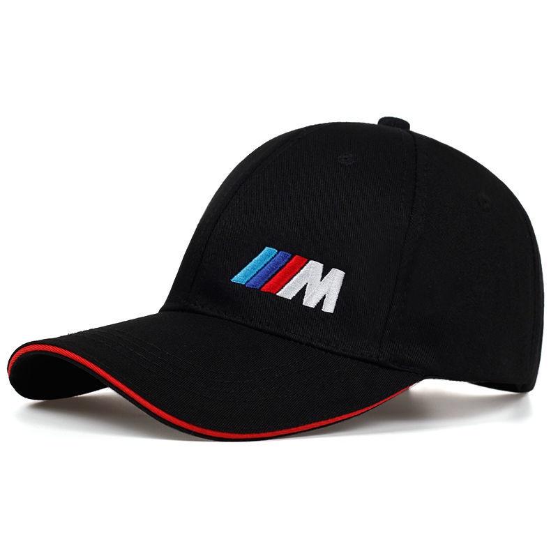 Men's Baseball Cap Embroidery Pure Cotton Car Logo M High Sex Cap Outdoor Riding Motorcycle Hip Hop Cap Sports Cap