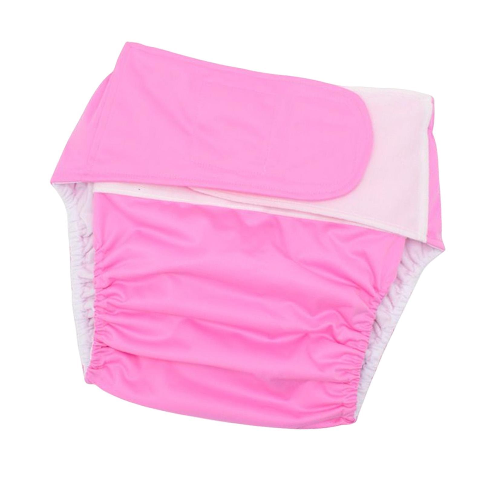 Adult Diaper Pants, Reusable Adult Diaper Nappy Cover, Adjustable Waist, Convenient Waterproof Adult Diaper Cover Adult Cloth Diaper Women Men