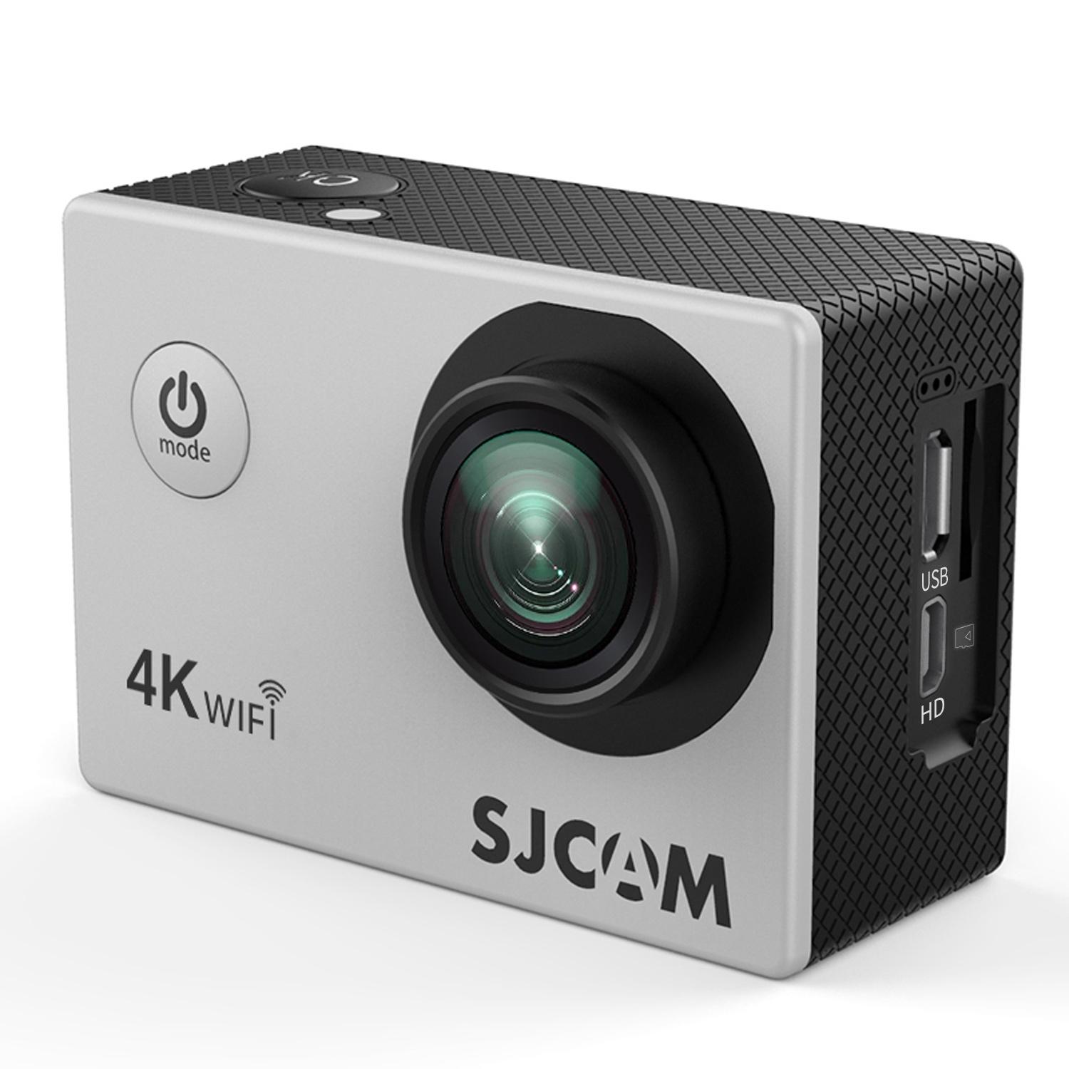 Camera hành động SJCAM SJ4000 AIR Silver 4K@30FPS WIFI Zoom kỹ thuật số 4x Máy quay video thể thao DV chống nước