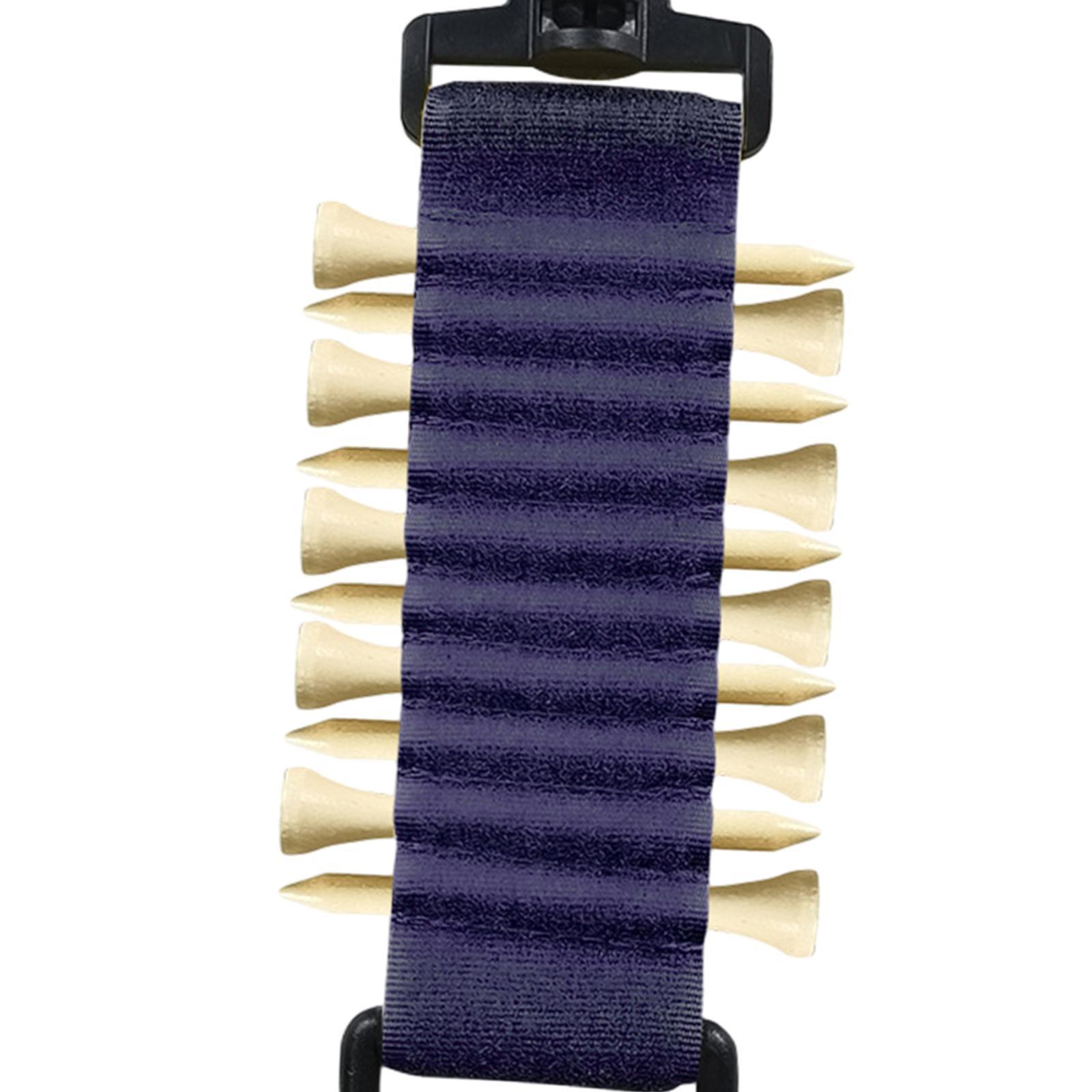 Golf Tee Holder Portable to Attach to Golf Bag Golf Tees Storage 10 Golf Tees Golf Tee Carrier for Golf Carts Driving Hitting