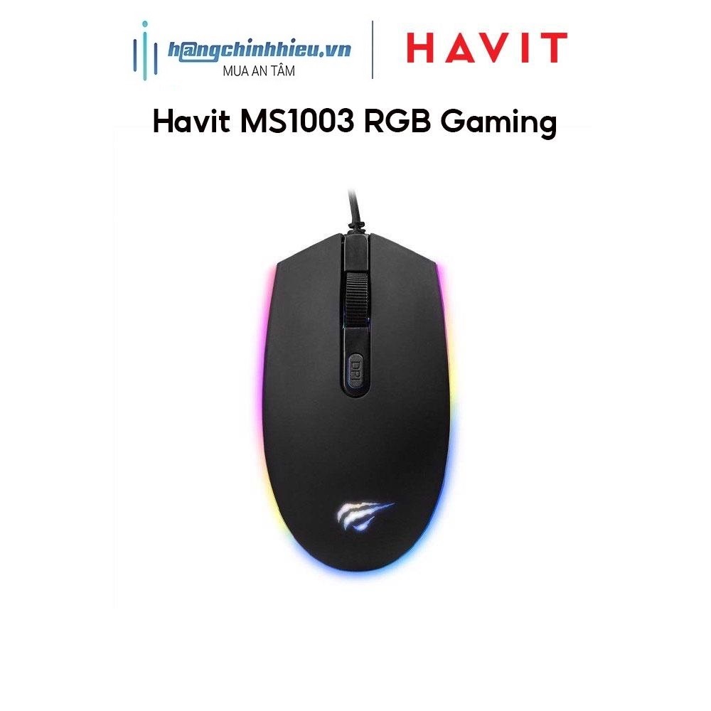 Chuột Havit MS1003 RGB Gaming Hàng chính hãng