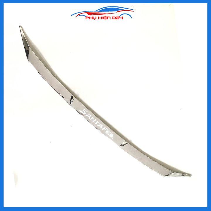 Ốp trang trí mặt ca lăng, calang Santafe 2019-2020-2021-2022 ốp phía trước capo trang trí làm đẹp xe