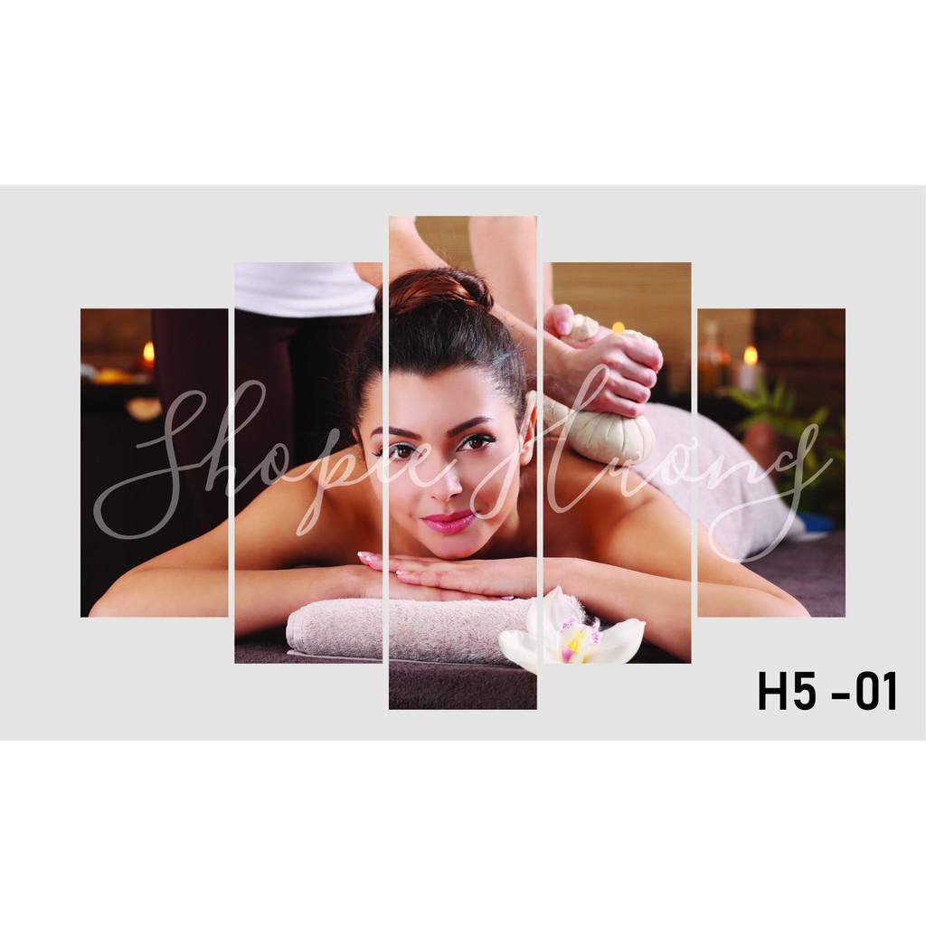 Bộ tranh spa 5 tấm kt 80*120cm