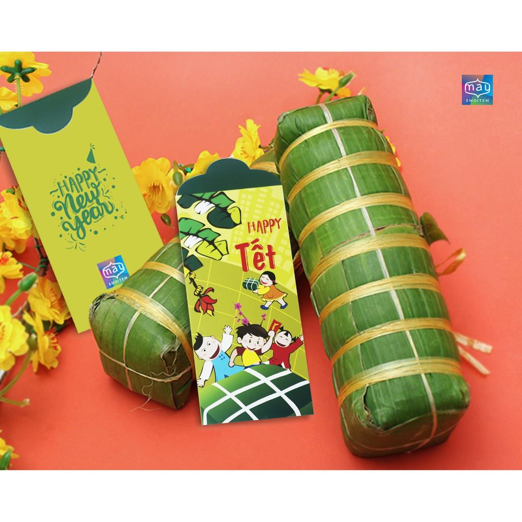 Bao lì xì set 15 chiếc 3 loại chủ đề Tết Chung Cư, Tết An Cư