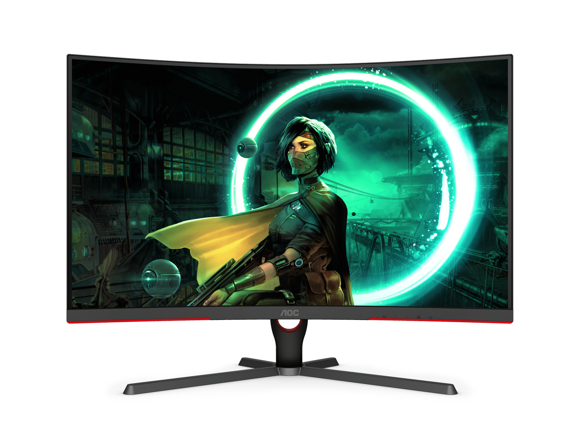 Màn hình cong Gaming AOC CQ32G3SE  (32&quot;/2K/VA/165Hz/1ms/FreeSync/HDR10) - Hàng chính hãng