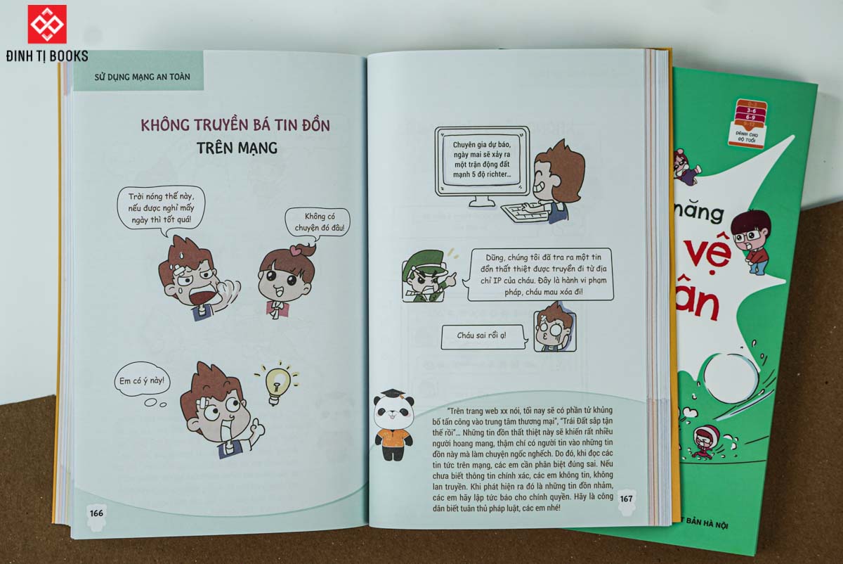 Sách - 100++ Kỹ Năng Tự Bảo Vệ Bản Thân Cho Trẻ 3-9 Tuổi - Đinh Tị Books