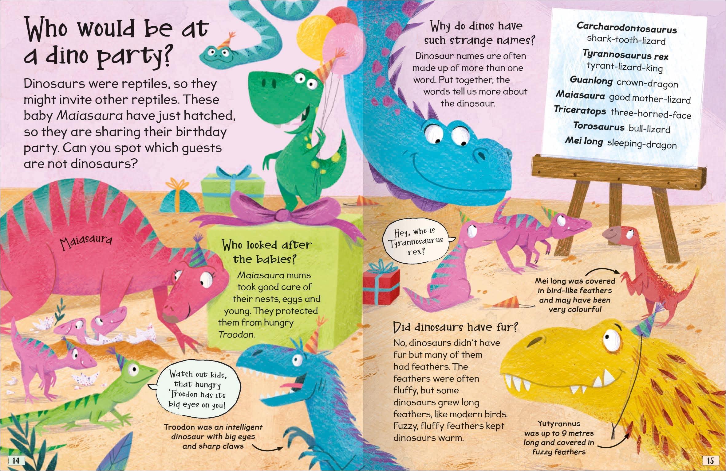 Sách ngoại văn: Dinosaurs And Prehistoric Life - Curious Questions And Answers