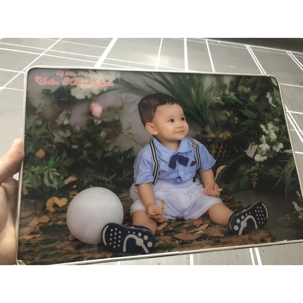 Tranh tráng gương để bàn kích thước 15x21cm