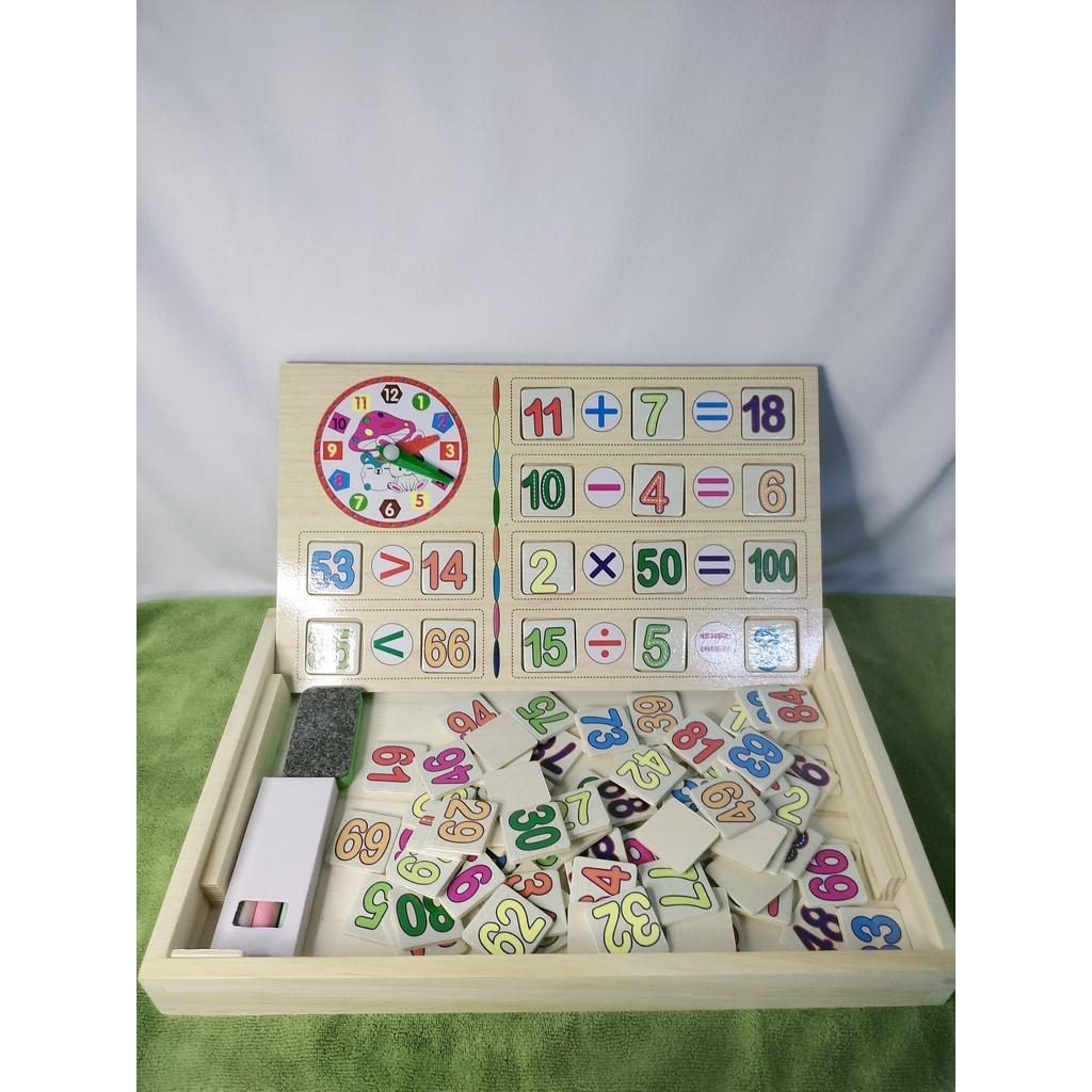 Đồ chơi lắp ráp gỗ kết hợp đồ chơi trí tuệ_đồ chơi giáo dục toán học cho bé
