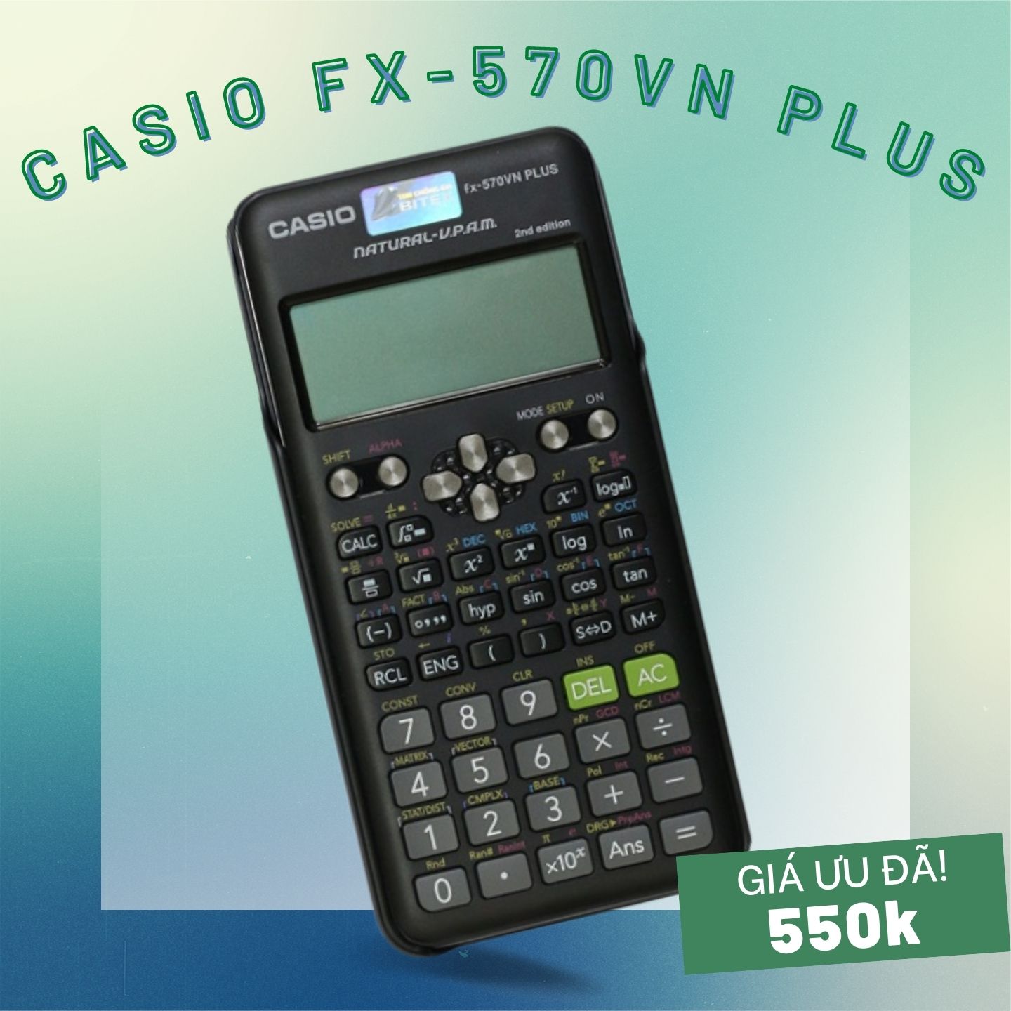 Máy tính Khoa Học Casio FX-570VN PLUS - 2 (TL)