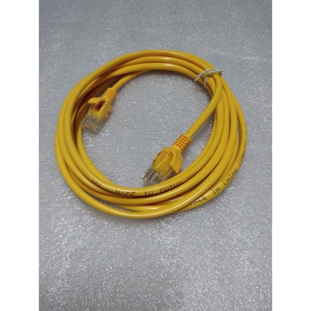 Dây Mạng CAT5E Đúc Sẵn Dài 3M Hỗ Trợ 2 Đầu FJ45