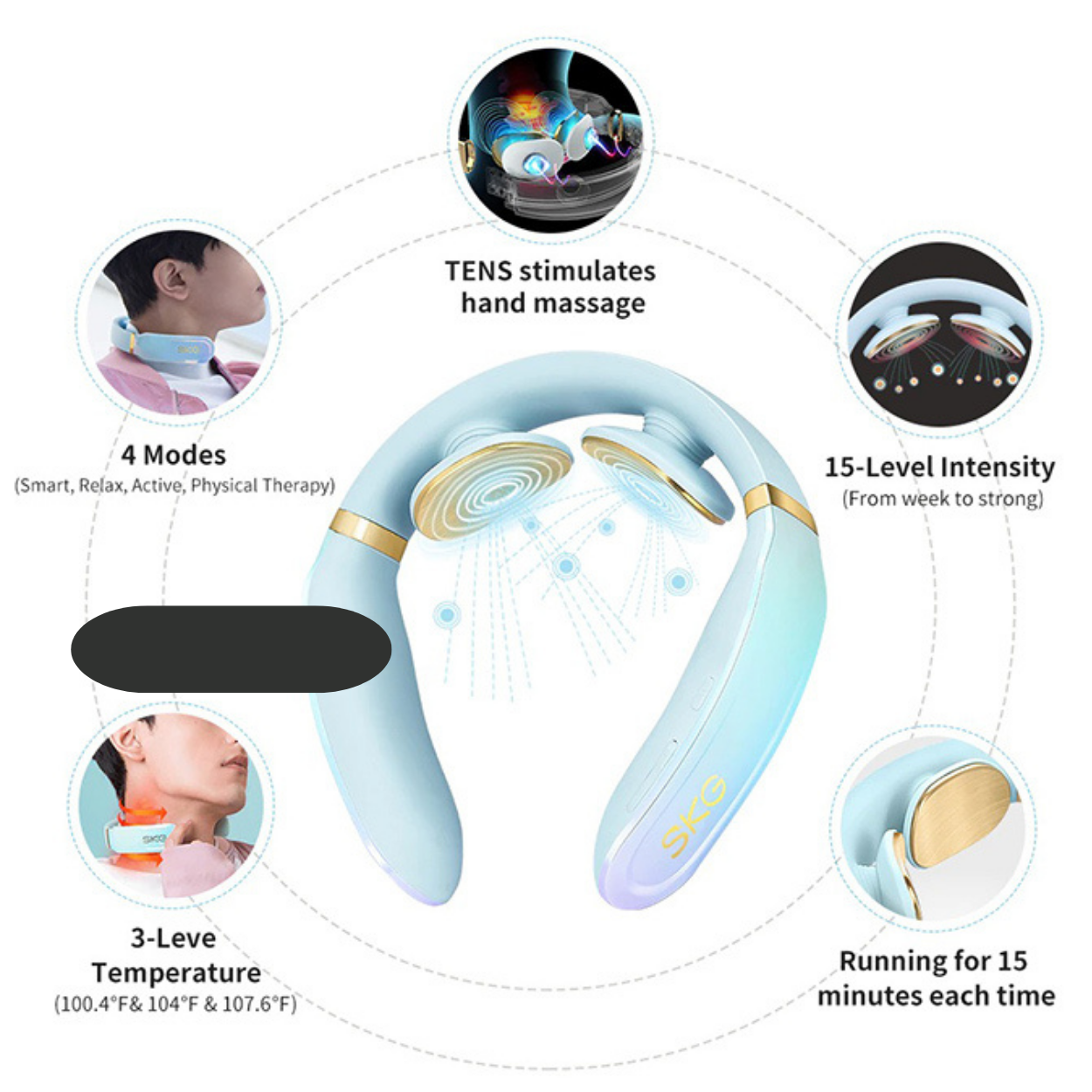Máy massage cổ SKG K6E
