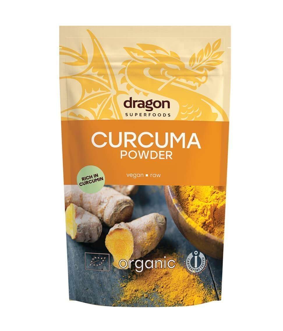 Bột nghệ hữu cơ Curcuma Dragon Superfoods Turmeric Powder 150g