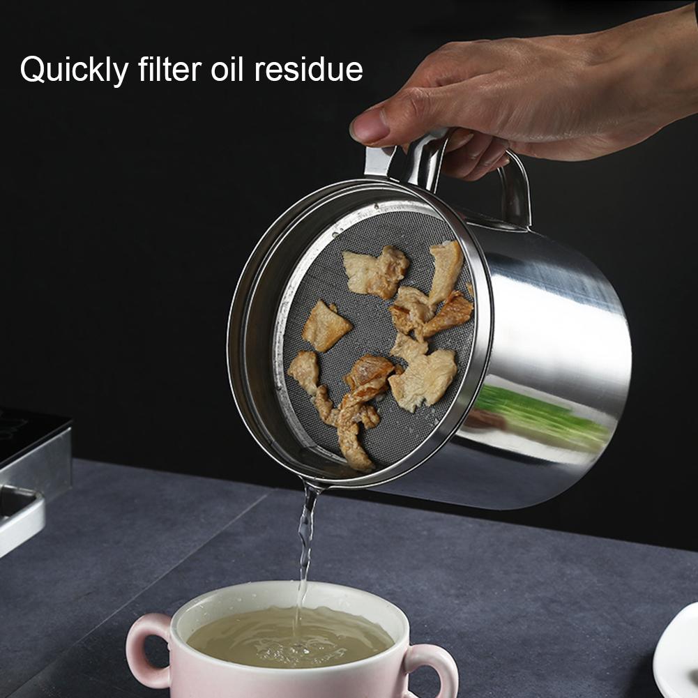 Bình Đựng Dầu Ăn Bằng Thép Không Gỉ Dung Tích 1800ml