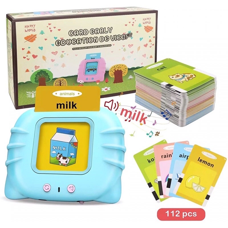 Máy đọc thẻ tiếng anh flashcard song ngữ Anh Việt cho bé loại 1