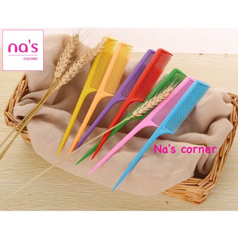 Lược nhựa rẻ ngôi size lớn dài 20.5cm gọn nhẹ đẹp