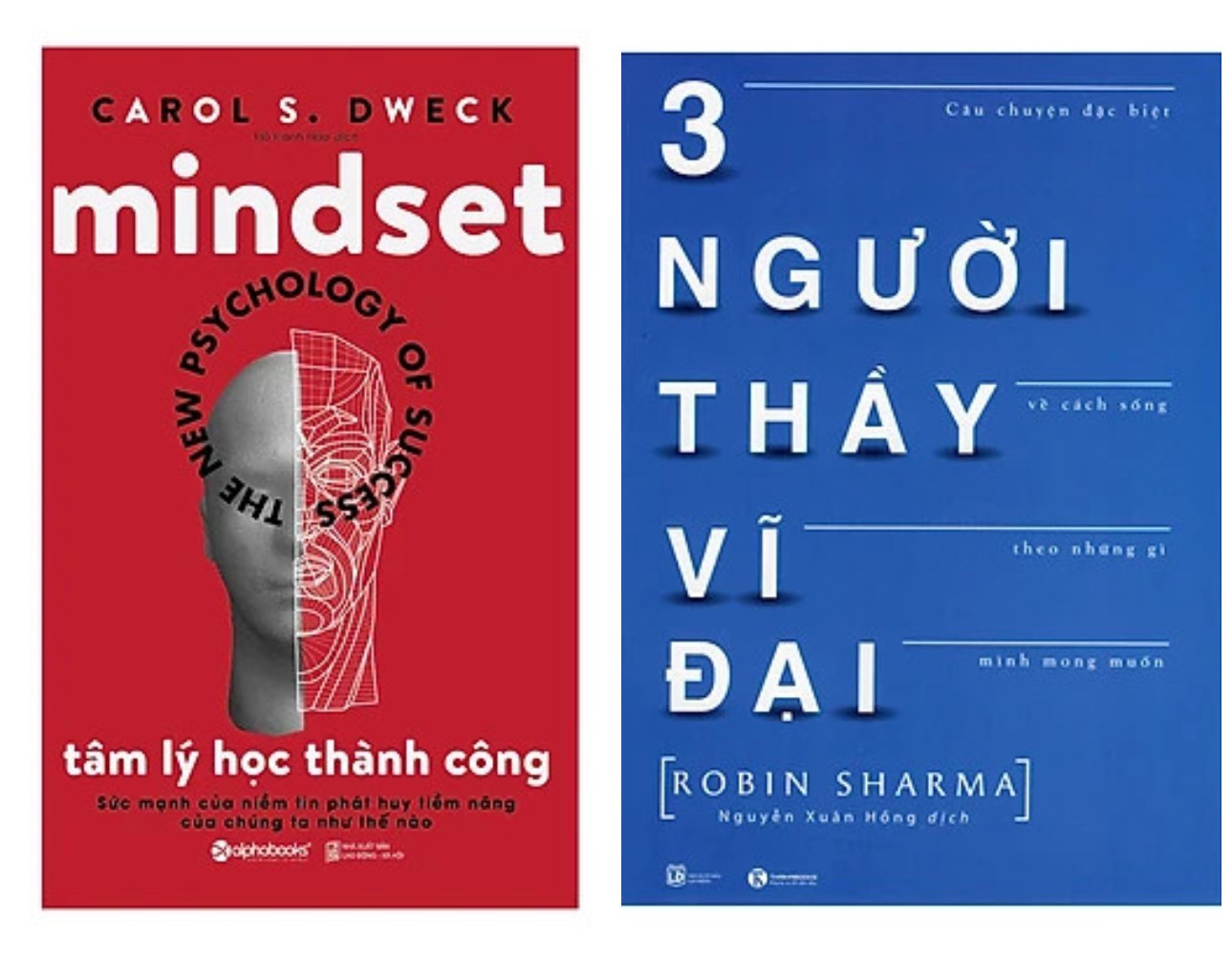 Combo 2Q: Mindset - Tâm Lý Học Thành Công + Ba Người Thầy Vĩ Đại