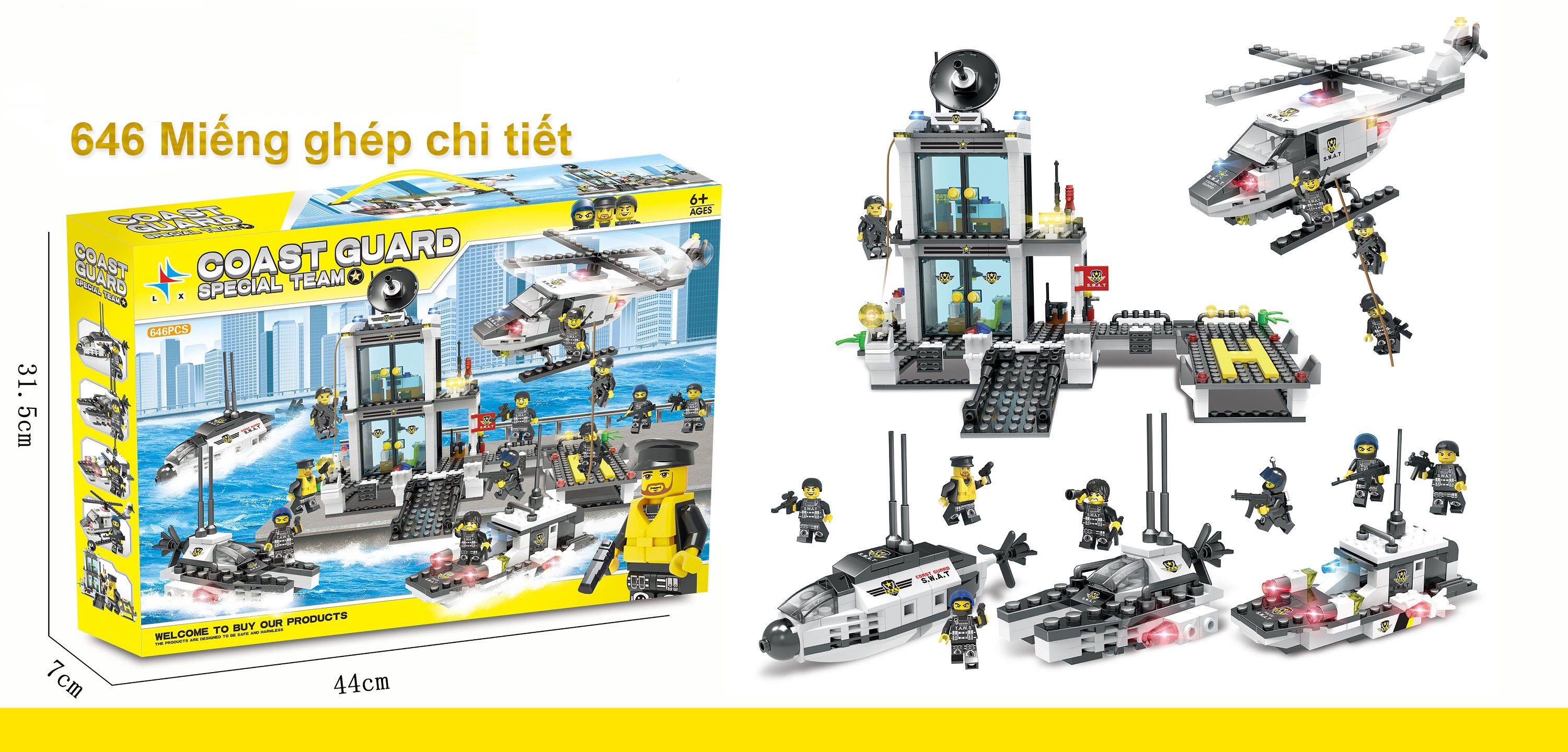 Bộ Ghép Hình Thành Phố Cảnh Sát LXA332