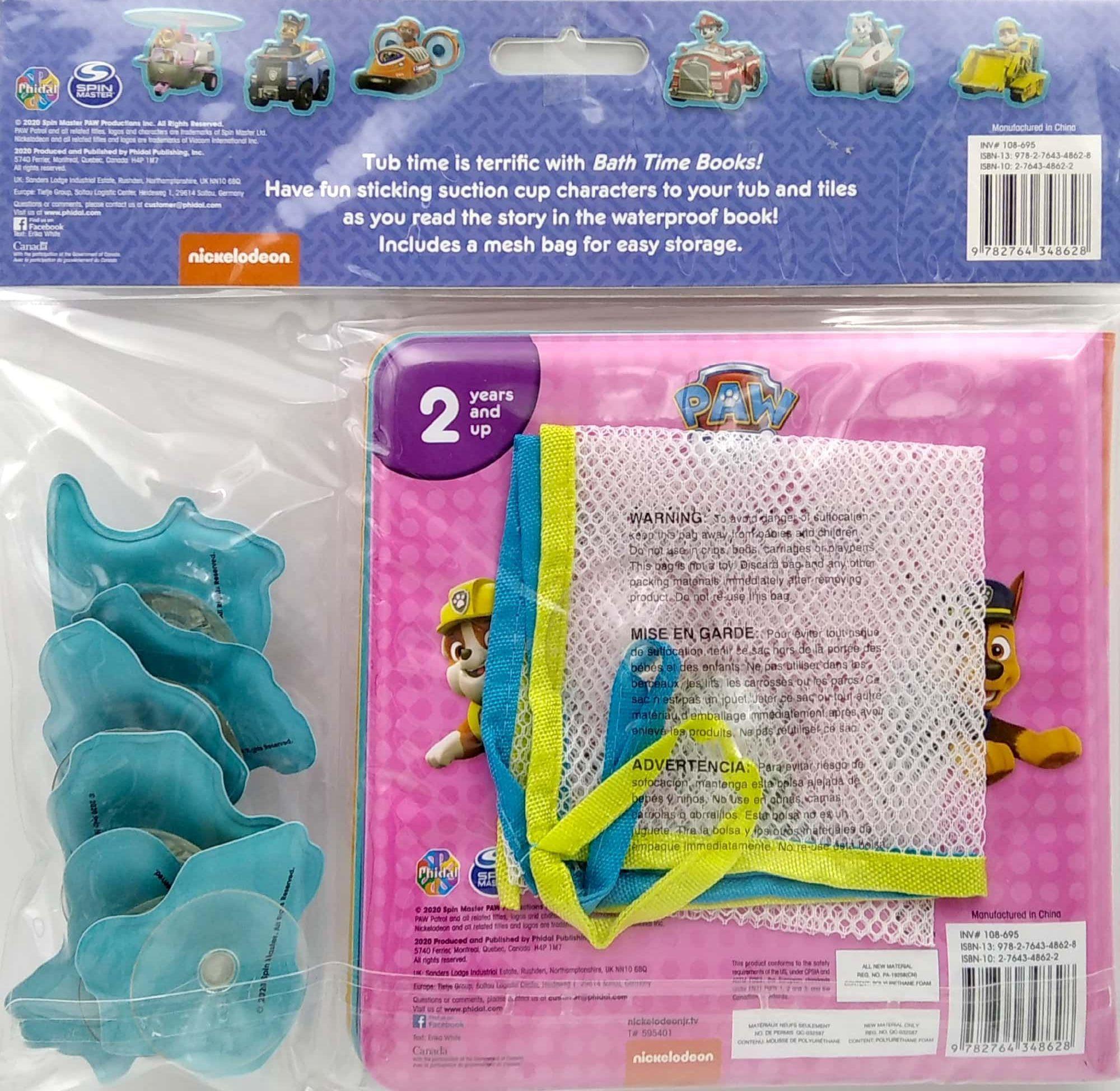 Paw Patrol Girls Bath Time Books (Eva Bag Edition)