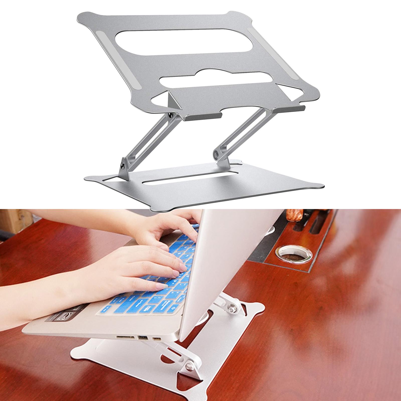 Desk Laptop Stand Adjustable Foldable Aluminum Tablet Notebook Riser Mount for All Laptops